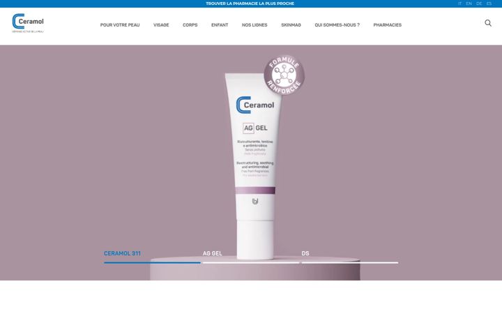 Screenshot ta' ceramol.fr
