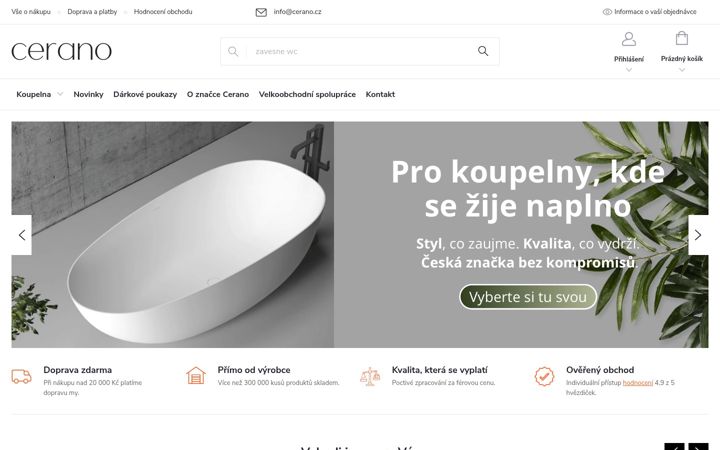 Ekrānuzņēmums no cerano.cz