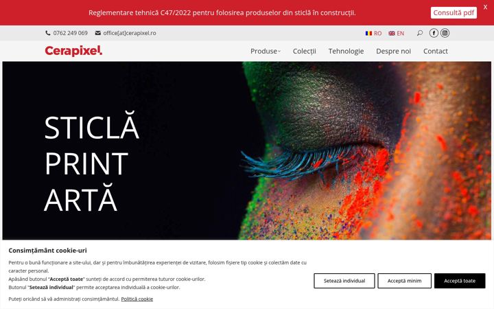 Captura de pantalla de cerapixel.ro