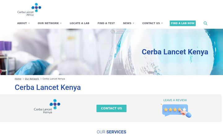 Screenshot of cerbalancetafrica.ke