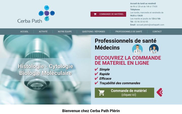 Screenshot di cerbapath-plerin.fr