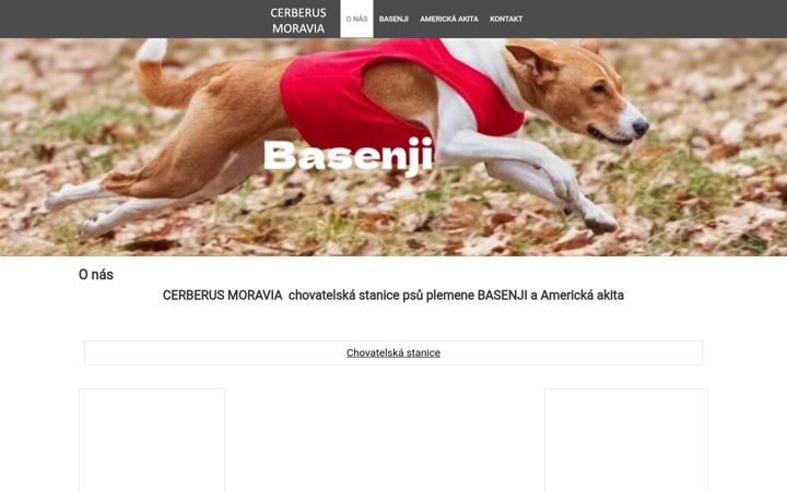 Ekrānuzņēmums no cerberusmoravia.cz