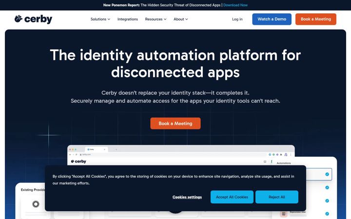 Screenshot of cerby.com