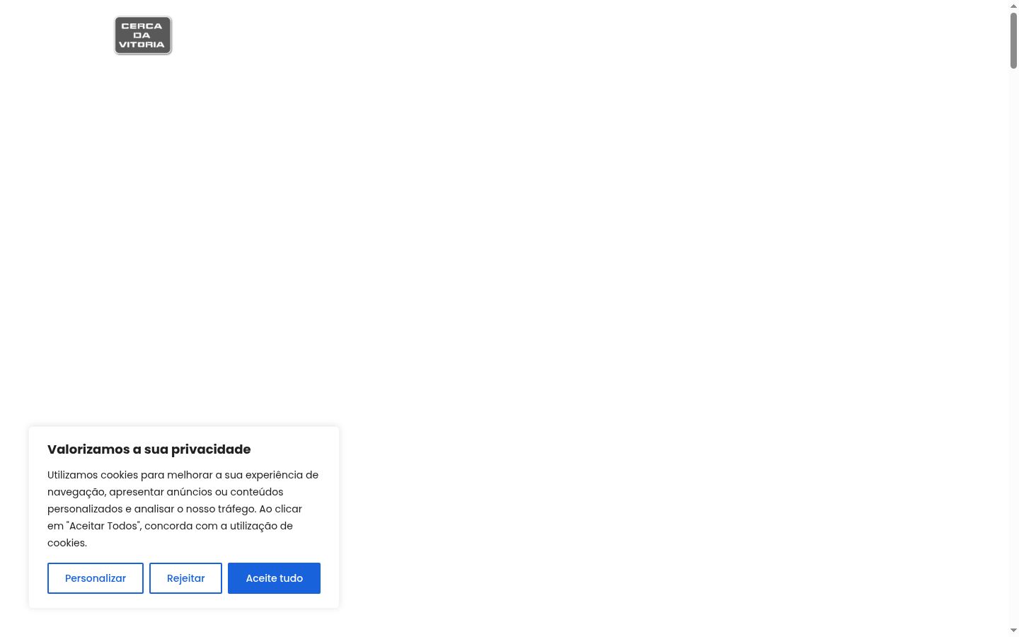 Screenshot des Einwilligungsbanners vor jeglicher Interaktion