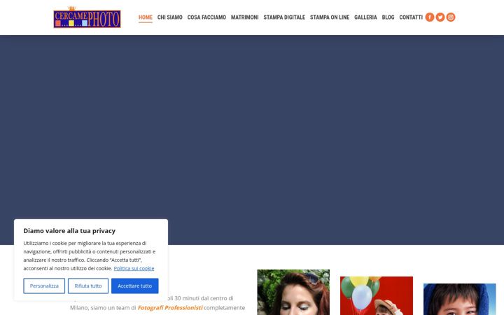 Snímek obrazovky cercamephoto.eu