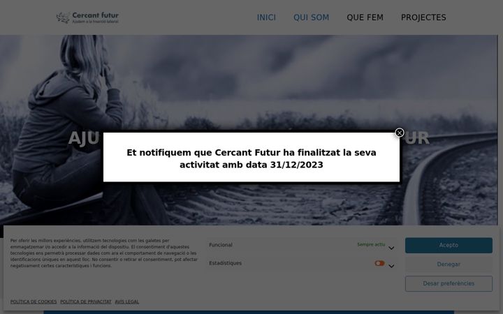 Zrzut ekranu cercantfutur.org