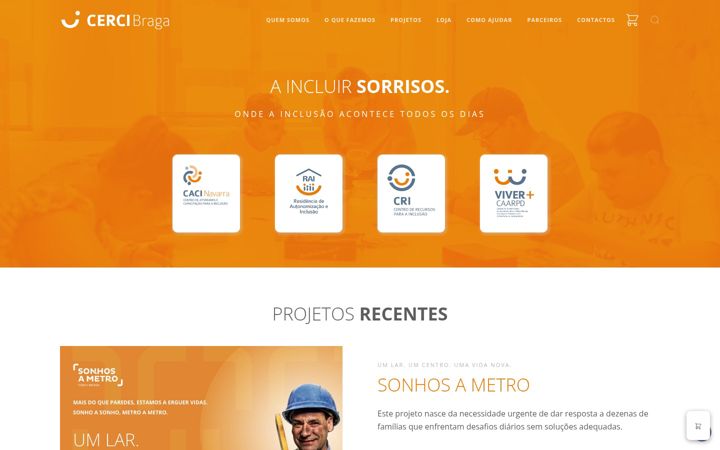 Screenshot von cercibraga.pt