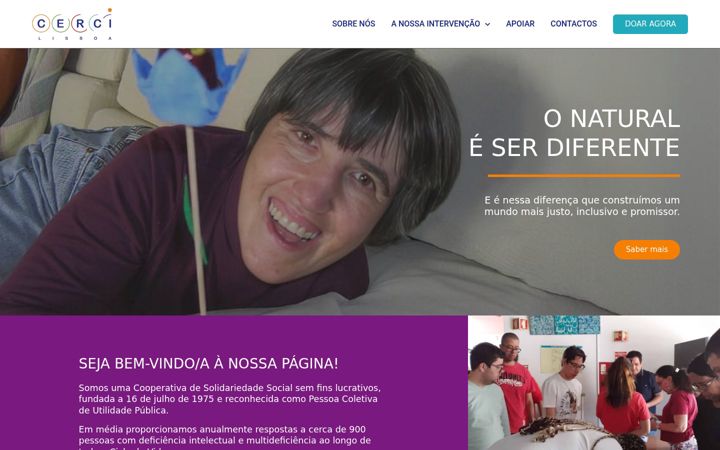 Zrzut ekranu cercilisboa.org.pt