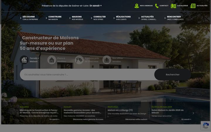 Screenshot ta' cercle-entreprise.fr