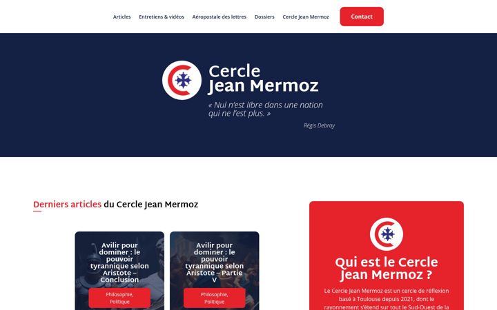 Screenshot ta' cercle-jean-mermoz.fr