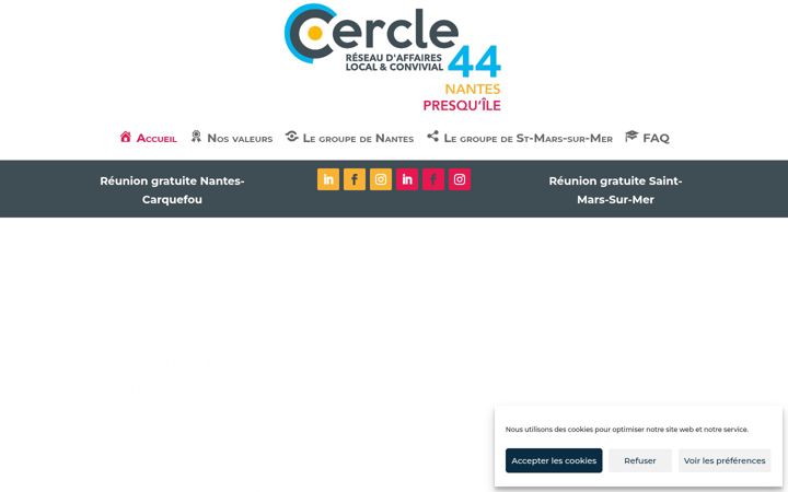 Screenshot ta' cercle44.fr