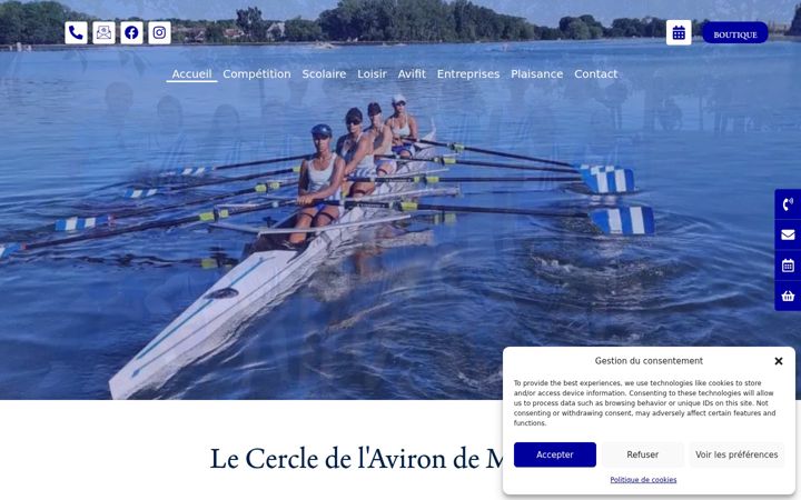 Screenshot ta' cercleavironmarseille.fr