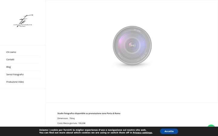 Screenshot του cercofotograforoma.it