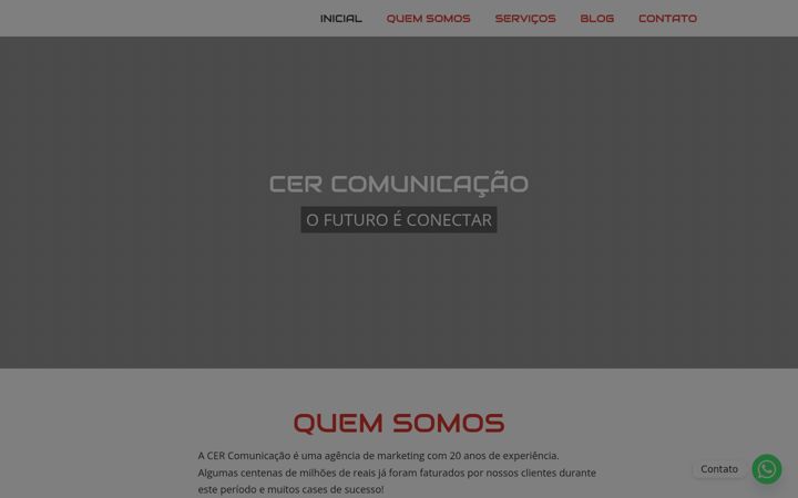 Zrzut ekranu cercomunicacao.com.br