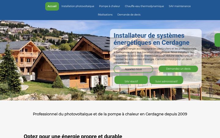 Screenshot ta' cerdagne-energie.fr