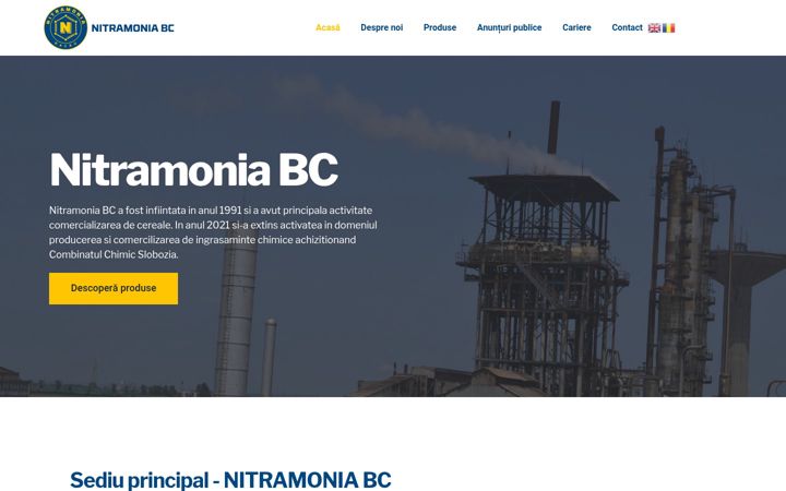 Captura de pantalla de cerealcom-bacau.ro