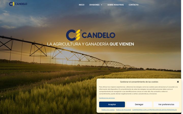 Capture d'écran de cerealescandelo.es