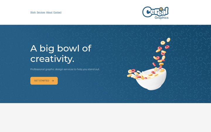 Skärmbild av cerealgraphics.ca