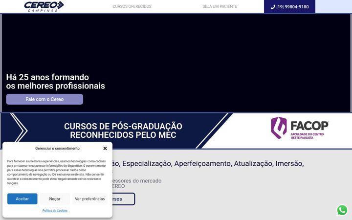 Zrzut ekranu cereo.com.br