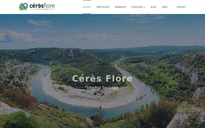 Screenshot ta' ceres-flore.fr