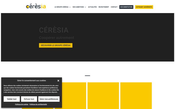 Screenshot di ceresia.fr