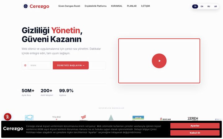 Screenshot of cerezgo.com