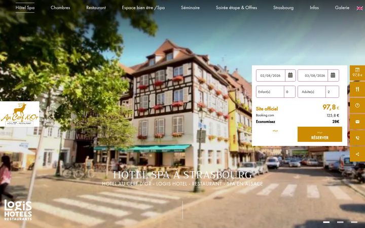 Screenshot di cerf-dor-strasbourg.fr