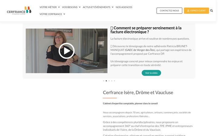 Screenshot di cerfrance-dp.fr