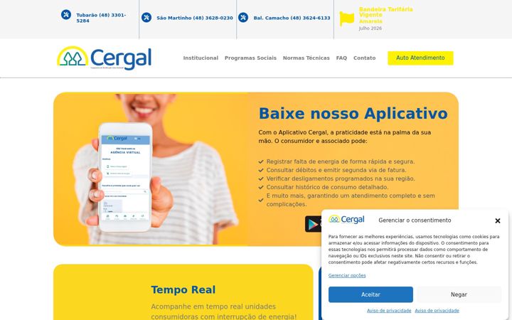 Zrzut ekranu cergal.com.br