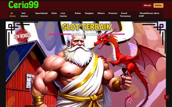 Screenshot di ceria99.net