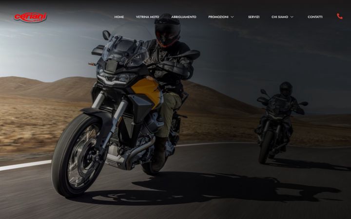 Screenshot of cerianimoto.it