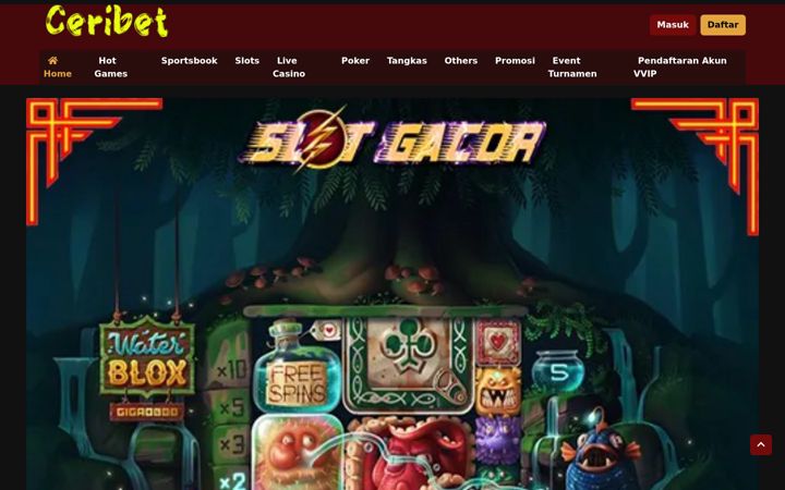 Screenshot di ceribet.net