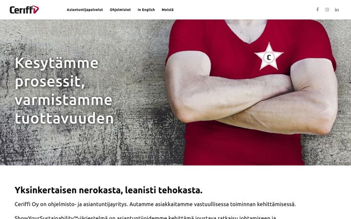 Screenshot di ceriffi.fi