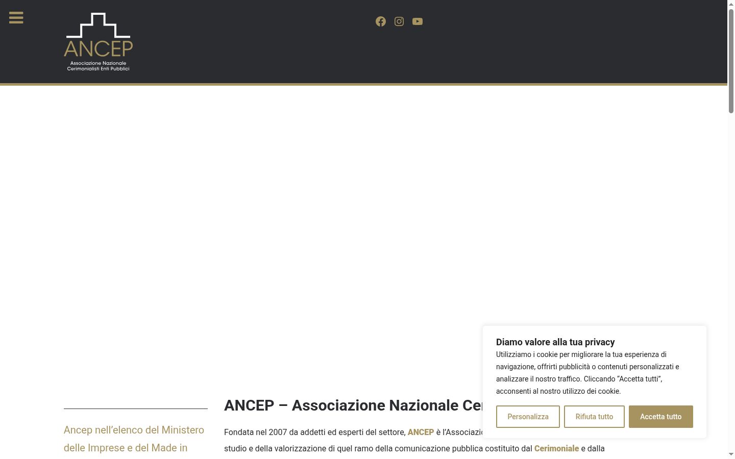 Screenshot tal-banner tal-kunsens muri qabel kwalunkwe interazzjoni