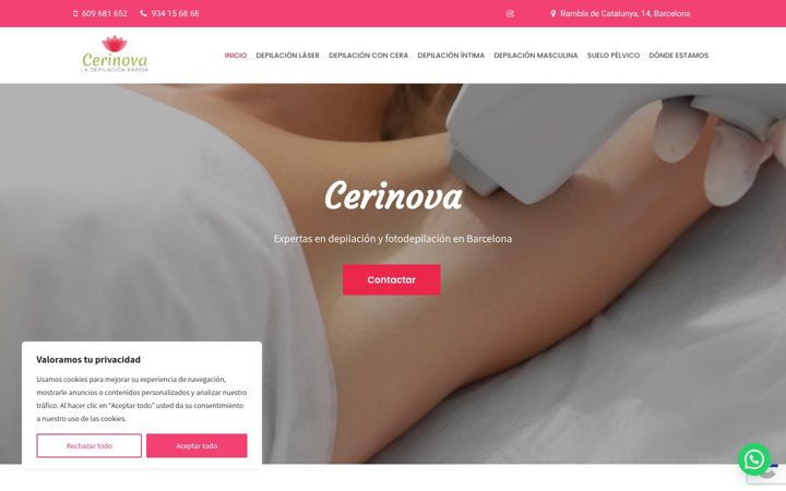 Screenshot di cerinova.net