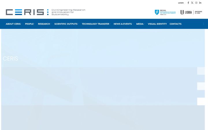 Screenshot von ceris.pt