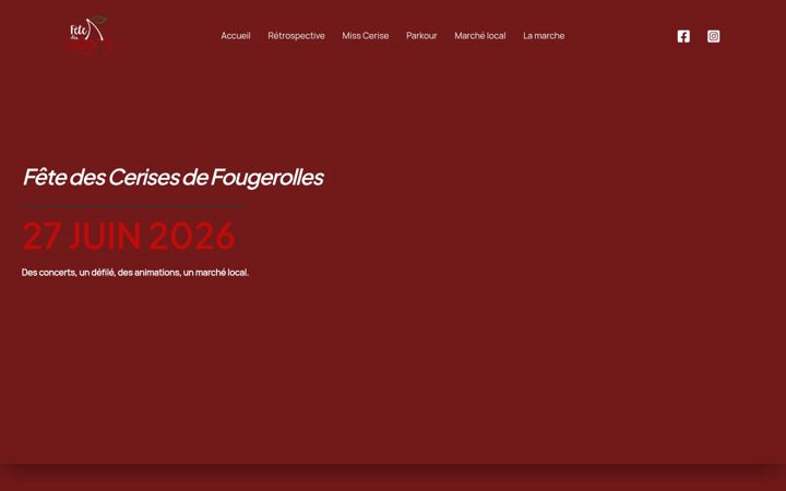 Screenshot di cerises-fougerolles.fr