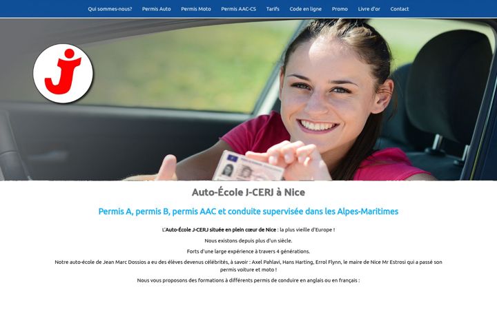 Screenshot di cerj-nice.fr