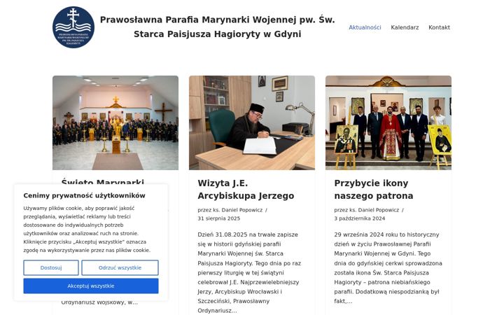 Captură de ecran a cerkiewgdynia.pl