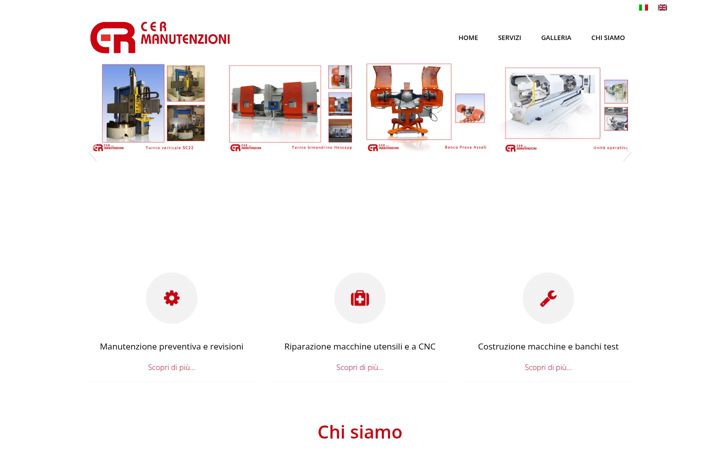 Captură de ecran a cermanutenzioni.it