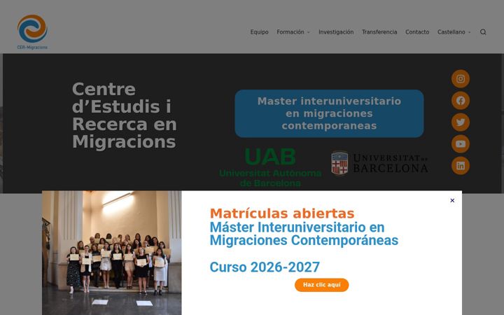 Zrzut ekranu cermigracions.org
