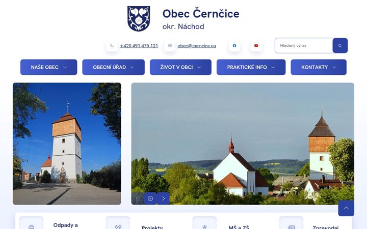 Snímek obrazovky cerncice.eu