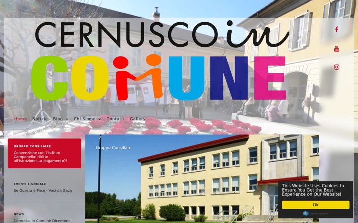 Zrzut ekranu cernuscoincomune.org