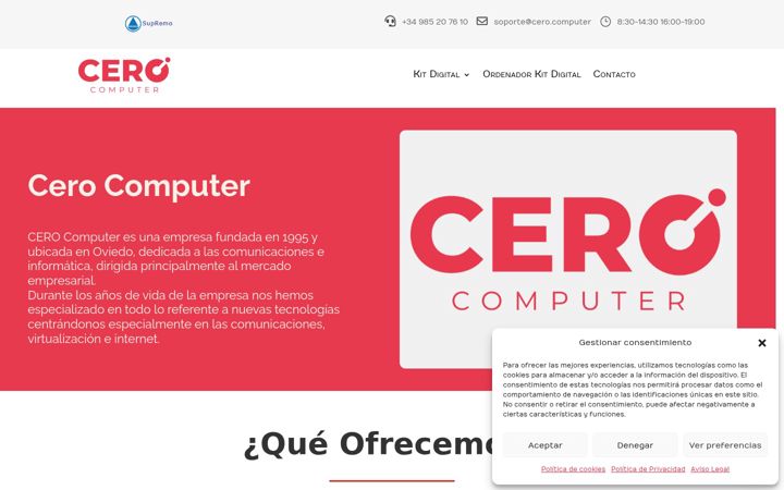 Screenshot of cero.computer