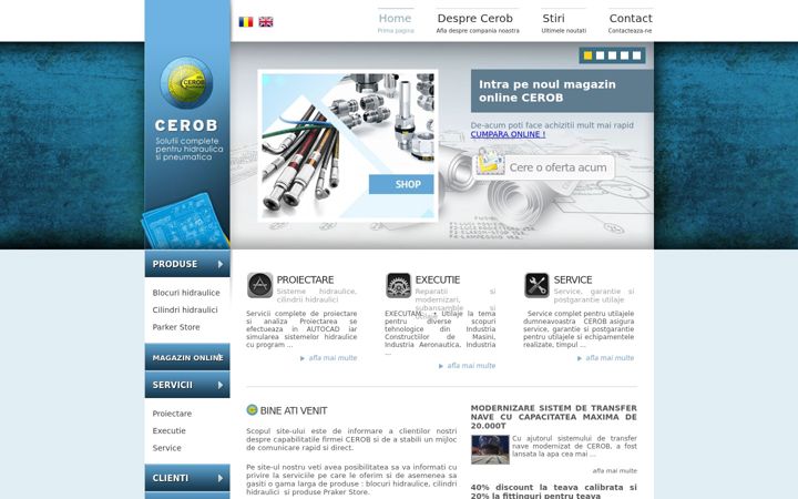 Captura de pantalla de cerob.ro