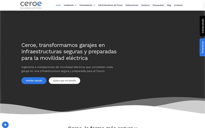 Capture d'écran de ceroe.es