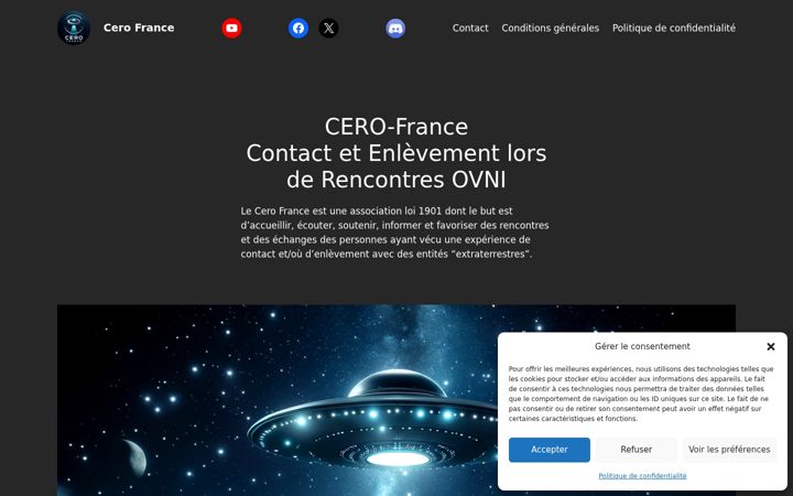 Screenshot stránky cerofrance.org