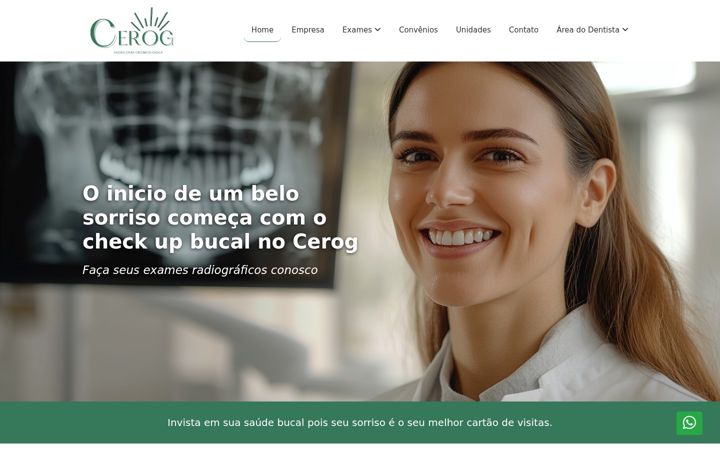 Zrzut ekranu cerog.com.br