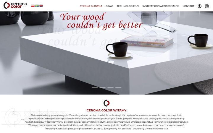 Screenshot von ceromacolor.pl