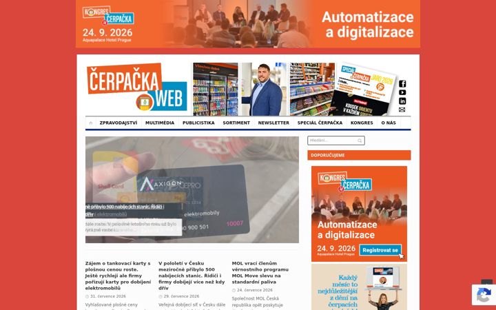 Screenshot ta' cerpacka.cz